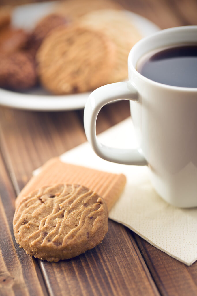 cookies and coffee Let's Chocolaat