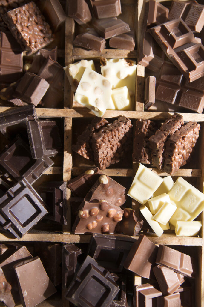 The colors of chocolate