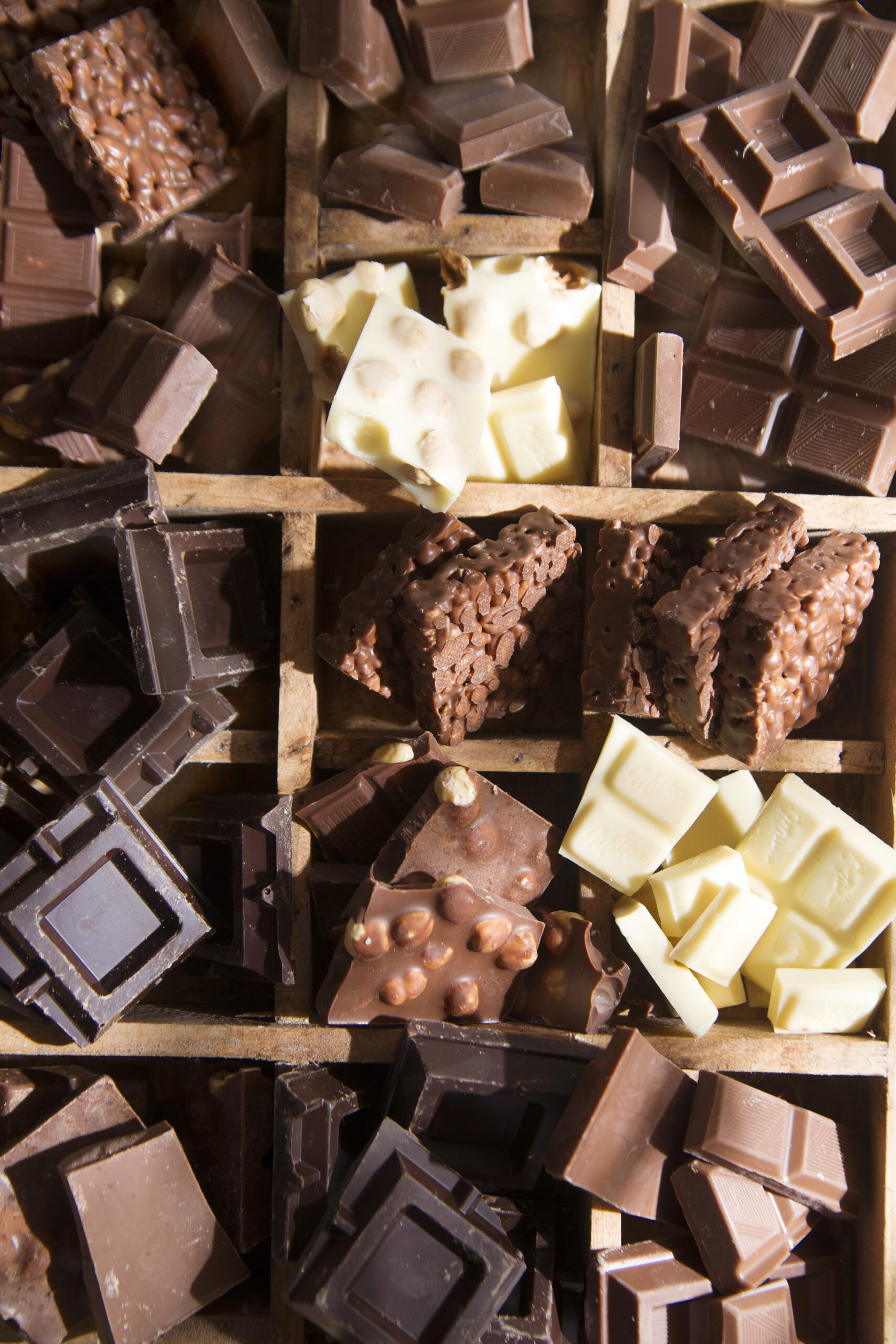 The colors of chocolate