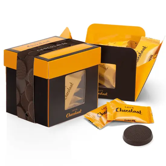 Napolitana Chocolate Negro Let's Chocolaat