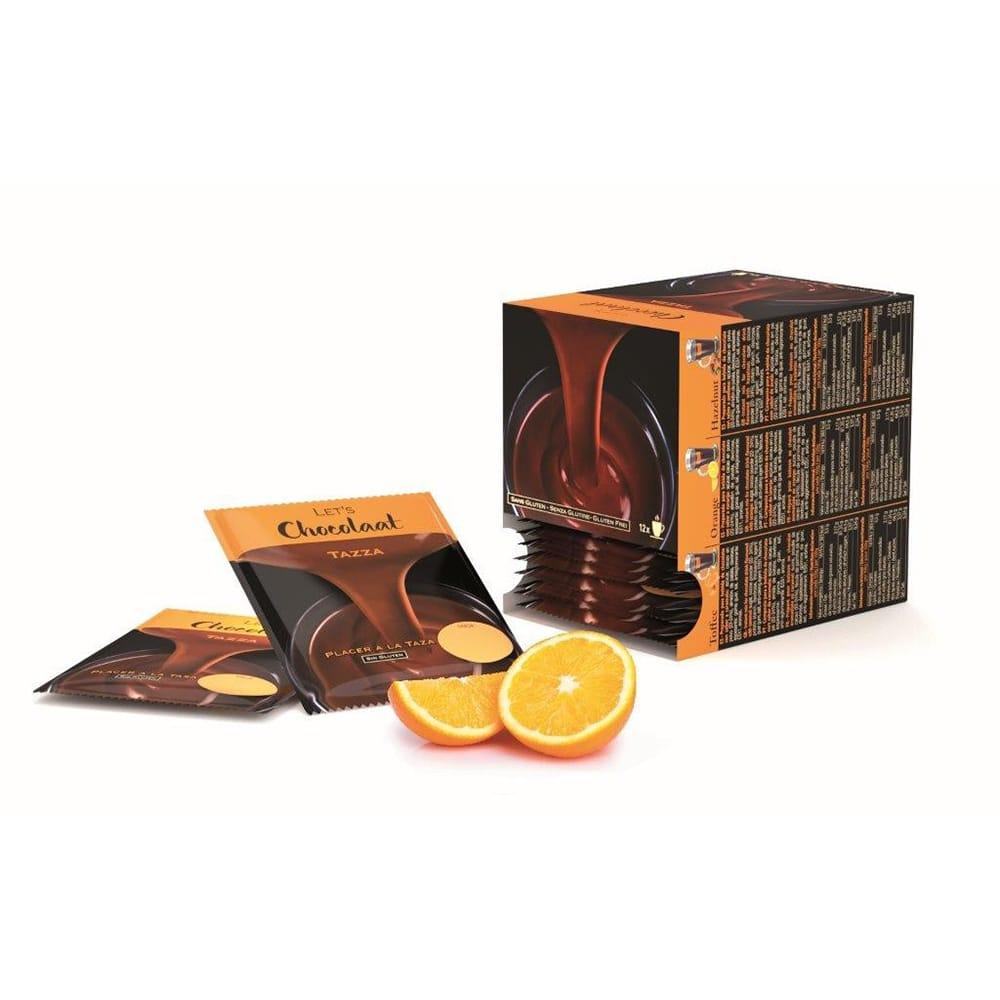Chocolate a la taza naranja 12 sobres
