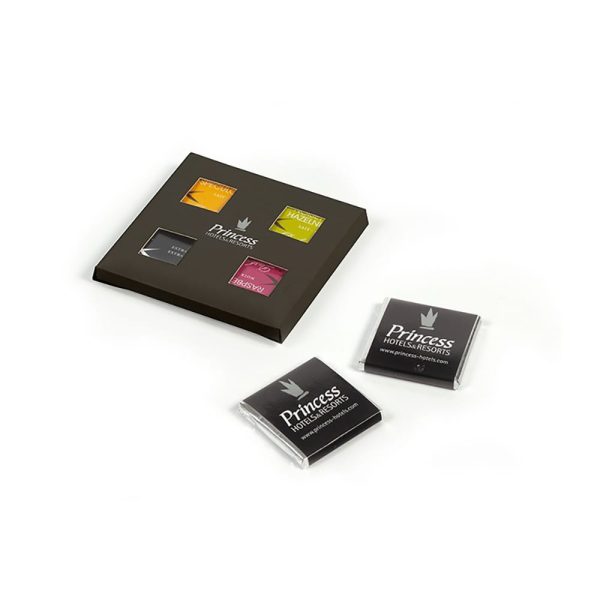 Estuche plano 4 napolitanas 20 gr