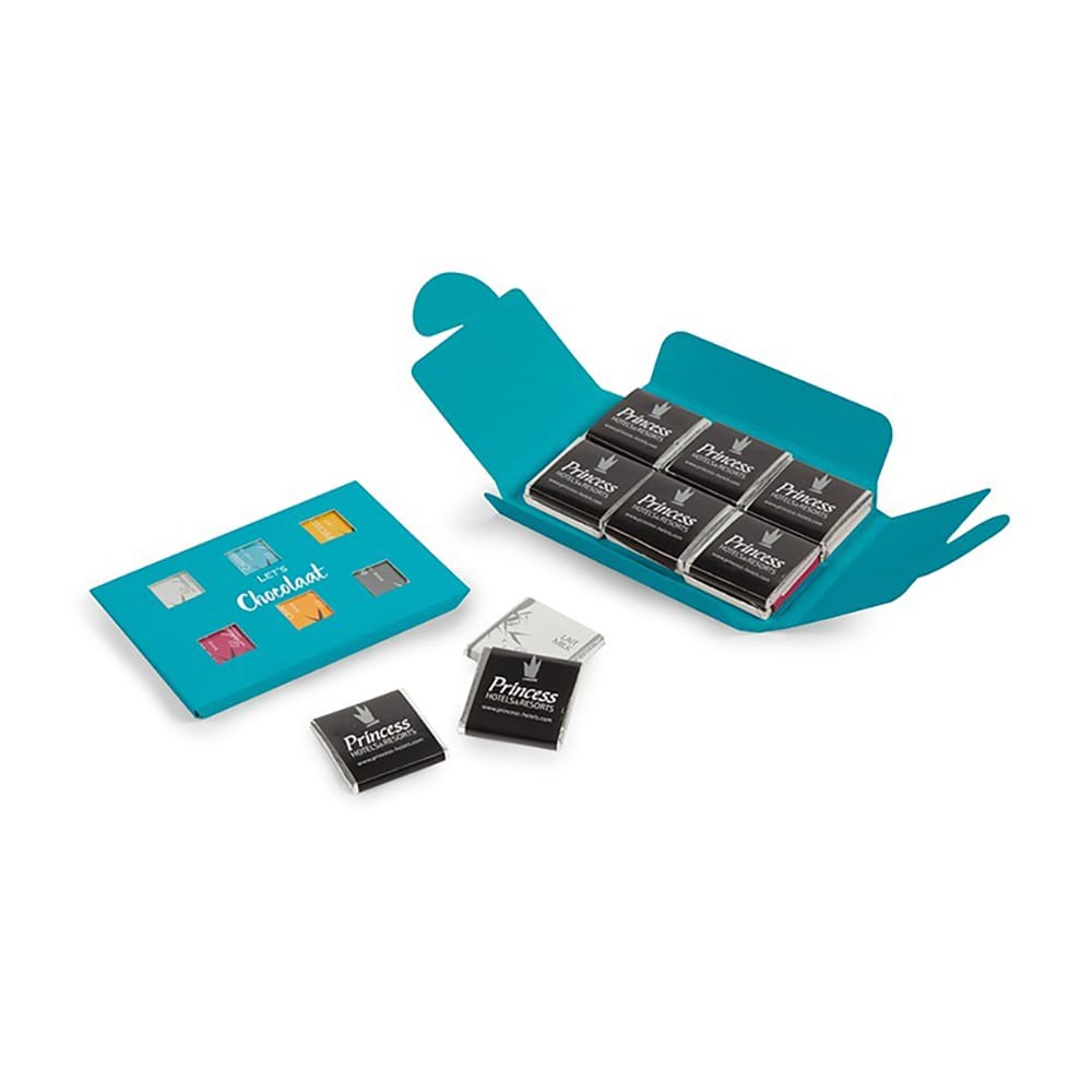 Estuche plano 12 napolitanas 60 gr