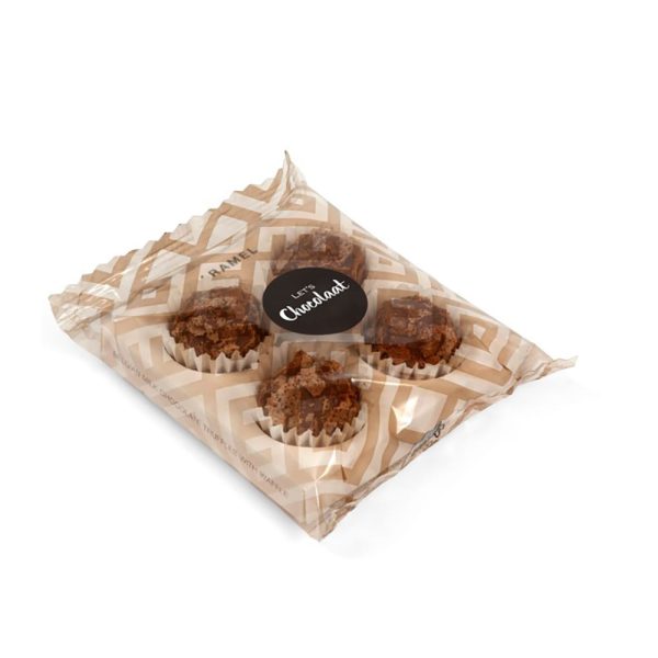 Estuche plano 4 trufas 40 gr