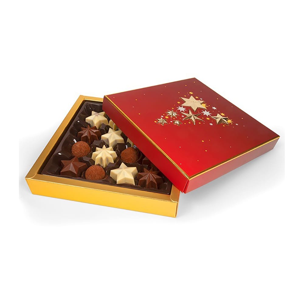 Estuche caja bombones Navidad 150 gr
