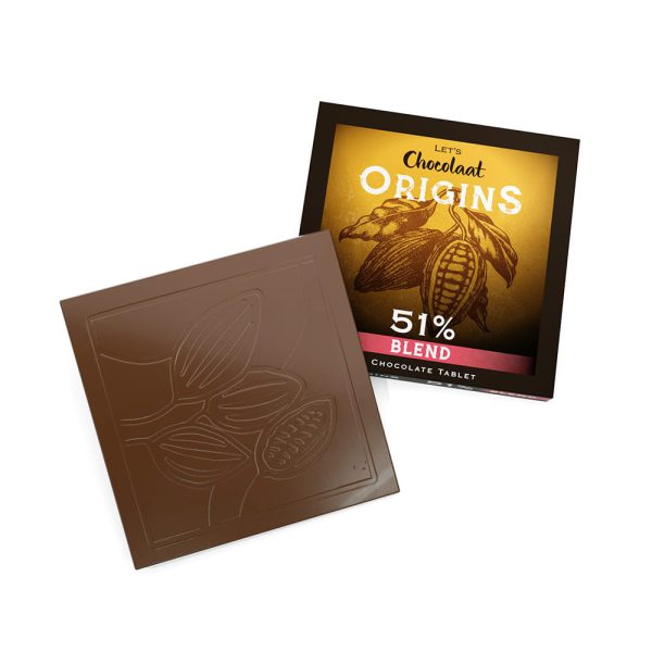 Tableta Origin cacao 51% (1 unidad)