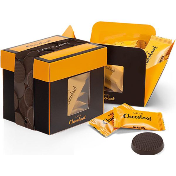 Chocolatinas  72% cacao estuche 100gr